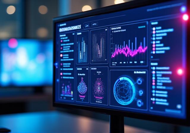 AI-powered data visualization dashboard overview