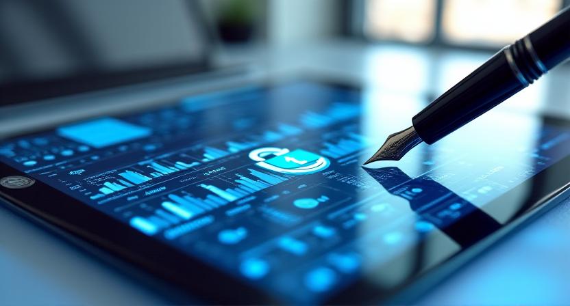 Legal documentation and data security concept